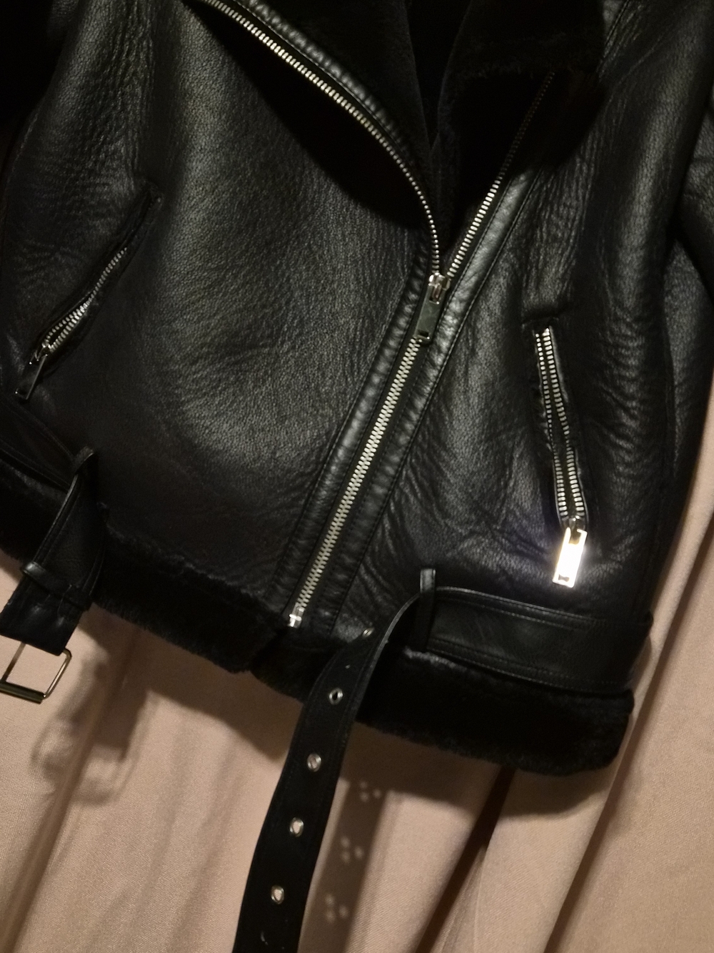 Faux Leather Jacket - Picture 2 of 8